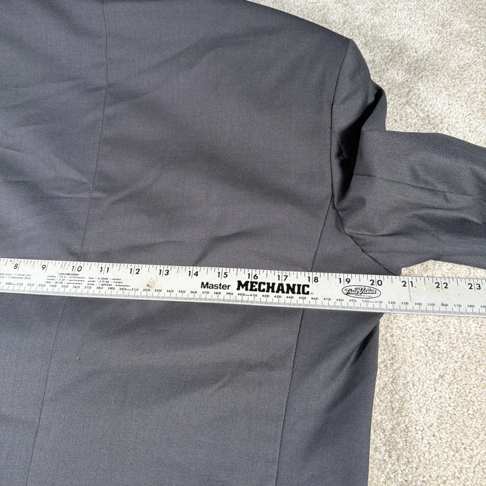 Vinci Mens Blazer‎ Zegna Tuxedo Jacket 38L Heathered Gray Formal Wedding NEW